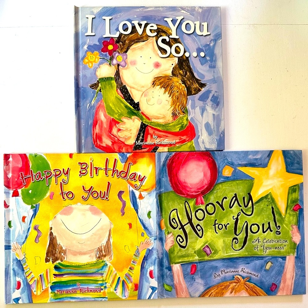 📚💖 RARE Set of 3 Uplifting Children’s Books by Marianne Richmond! 💖📚